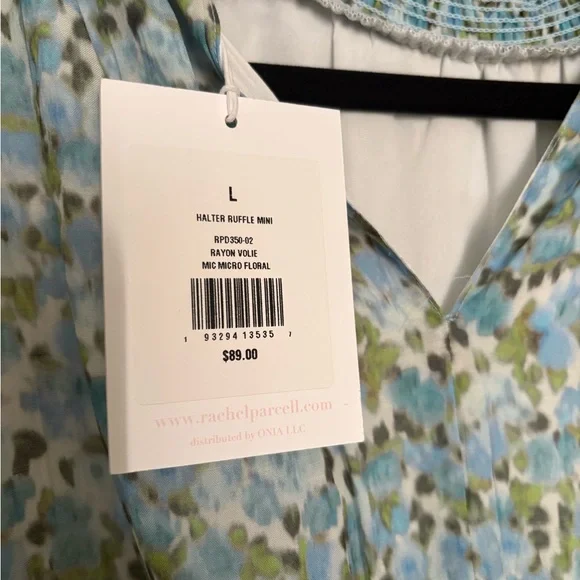 Rachel Parcell Blue Floral Dress - Picture 3 of 4